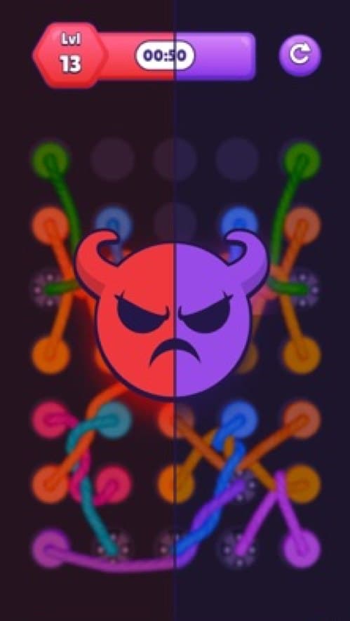 Tangle Masters gameplay
